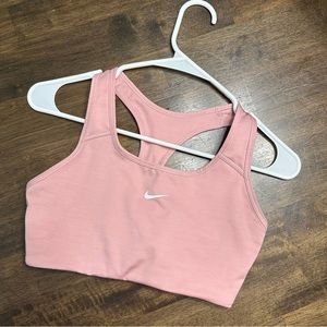 Women’s Nike Dri-Fit Swoosh Sports Bra- Medium Support- Pink- Size Medium